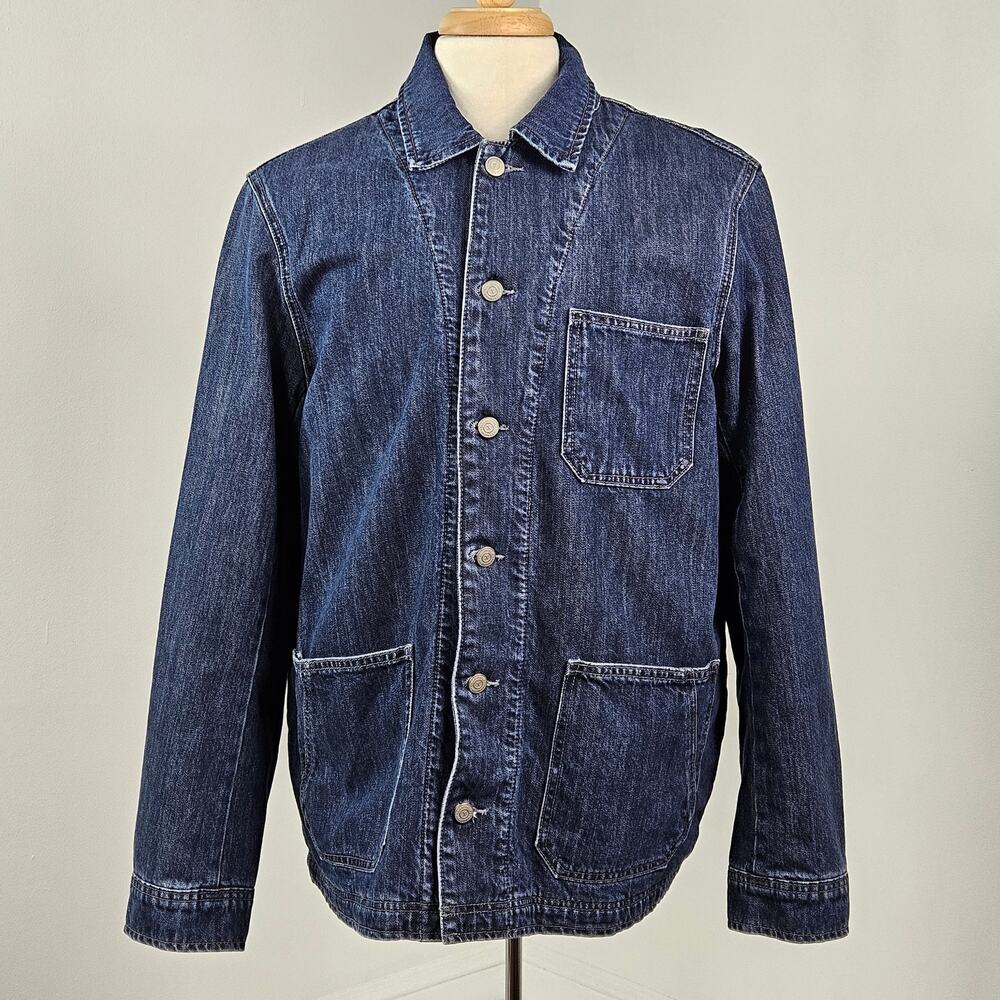 Lucky Brand Denim Chore Coat Ranch Barn Jacket Yellowstone TV Series Men's Large